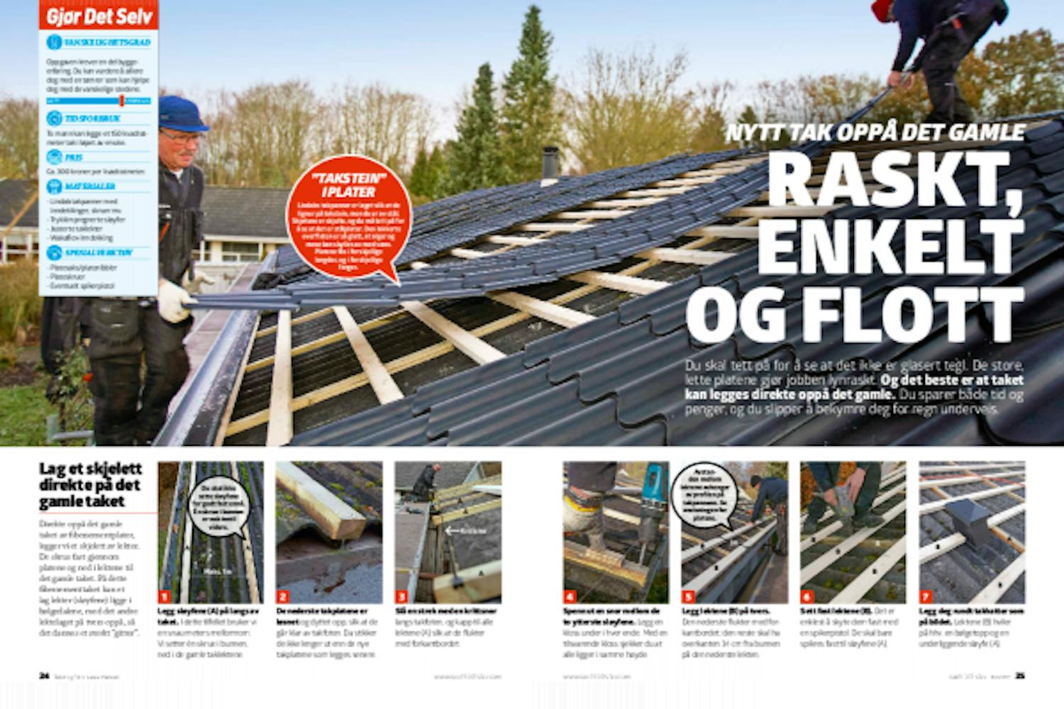 Legge nytt tak på gammelt tak Legge nytt tak på gammelt tak